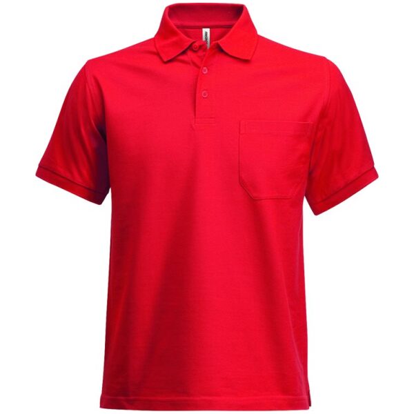 Fristads Acode heavy polo shirt 1721 PIQ -  Red