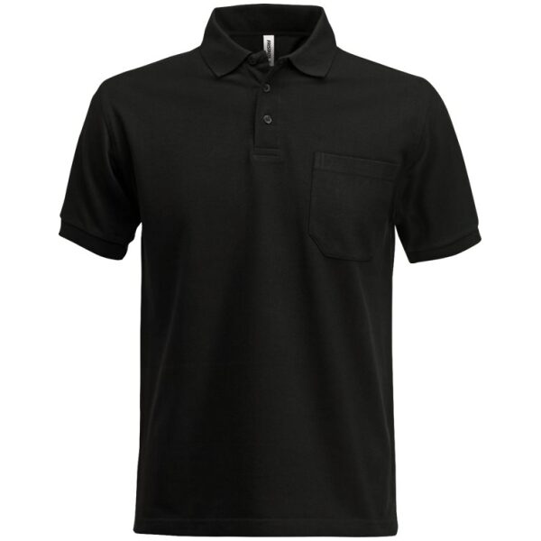 Fristads Acode heavy polo shirt 1721 PIQ -  Black