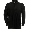 Fristads Acode heavy long sleeve polo shirt 1722 PIQ -  Black