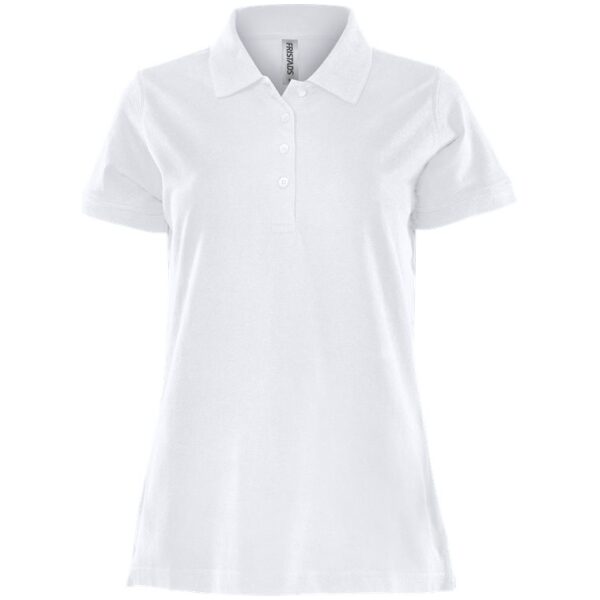 Fristads Acode heavy polo shirt woman 1723 PIQ -  White
