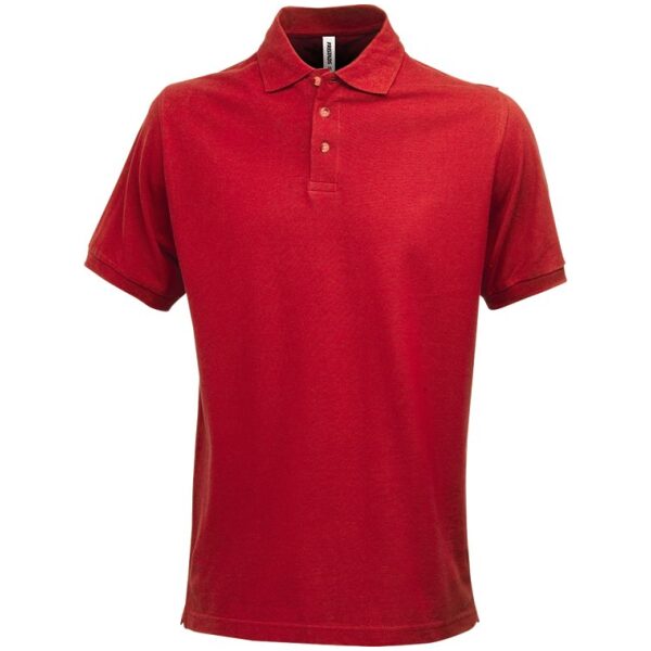 Fristads Acode heavy polo shirt 1724 PIQ -  Red
