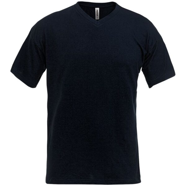 Fristads Acode v-neck t-shirt 1913 BSJ -  Blue