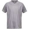 Fristads Acode v-neck t-shirt 1913 BSJ -  Grey