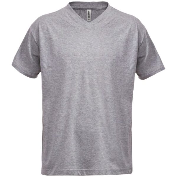 Fristads Acode v-neck t-shirt 1913 BSJ -  Grey