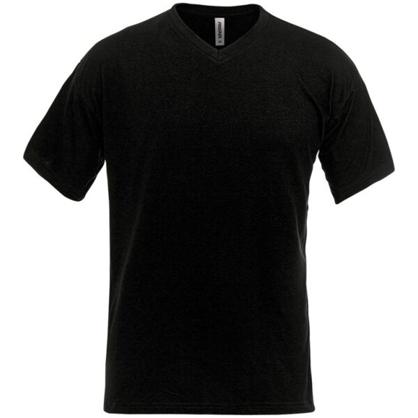 Fristads Acode v-neck t-shirt 1913 BSJ -  Black
