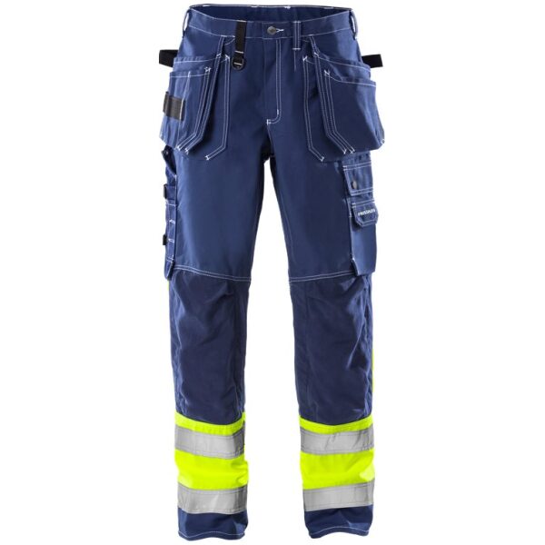 Fristads High vis craftsman trousers class 1 247 FAS -  Blue
