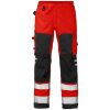 Fristads High vis trousers cl 2 2026 PLU -  Red