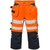 Fristads High vis craftsman pirate trousers class 2 2027 PLU -  Orange