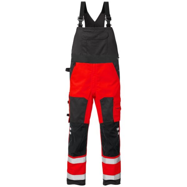 Fristads High vis bib'n'brace class 2 1015 PLU -  Red
