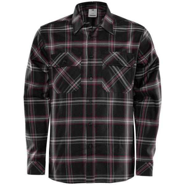Fristads Flannel shirt 7421 MSF - Black Fristads Flannel shirt 7421 MSF - Black