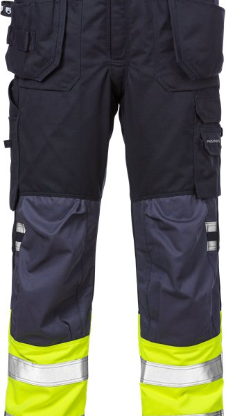 Fristads Flamestat high vis craftsman trousers class 1 2074 ATHS -  Yellow
