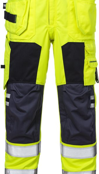 Fristads Flamestat high vis craftsman trousers class 2 2075 ATHS -  Yellow