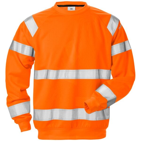 Fristads High vis sweatshirt class 3 7446 SHV -  Orange