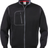 Fristads Acode sweat jacket 1747 DF -  Black