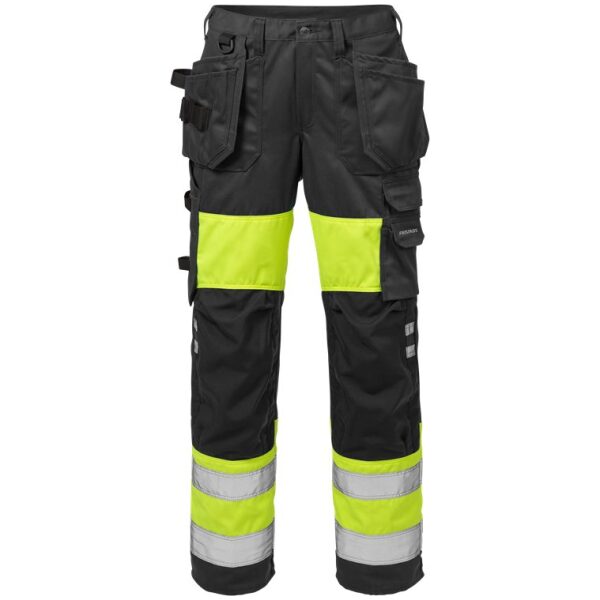 Fristads High vis craftsman trousers woman class 1 2129 PLU -  Yellow