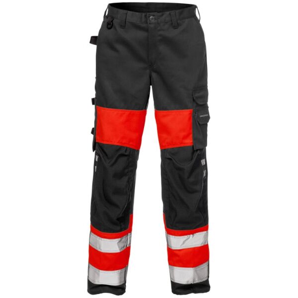Fristads High vis trousers woman class 1 2139 PLU -  Red