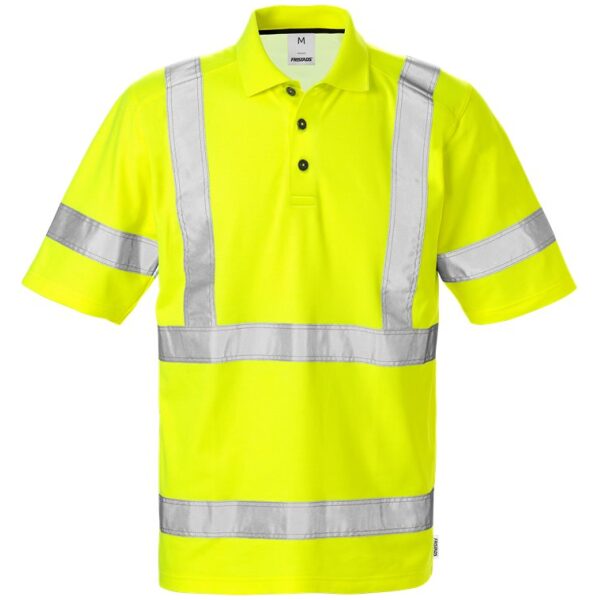 Fristads High vis polo shirt class 3 7025 PHV -  Yellow