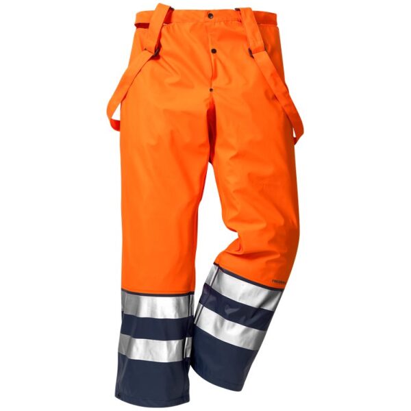 Fristads High vis rain trousers class 2 2625 RS -  Orange