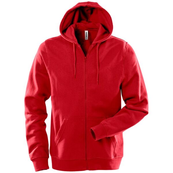 Fristads Acode hooded sweat jacket 1736 SWB -  Red