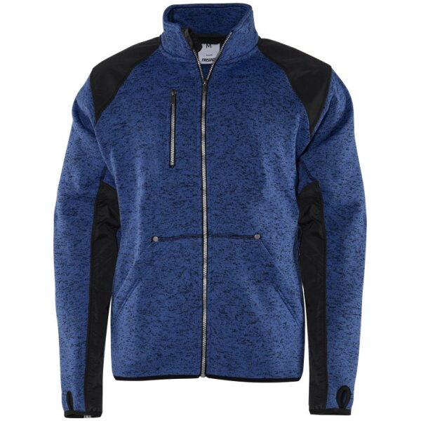 Fristads Fleece sweat jacket 7451 PRKN  -  Blue