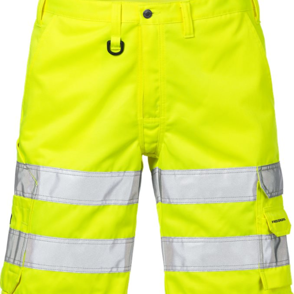 Fristads High vis shorts class 2 2528 THL -  Yellow