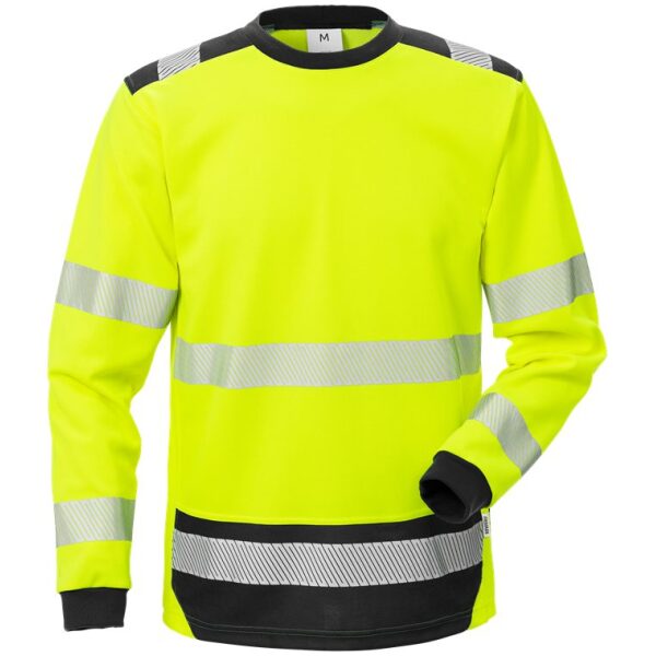 Fristads High vis long sleeve t-shirt class 3 7724 THV -  Yellow