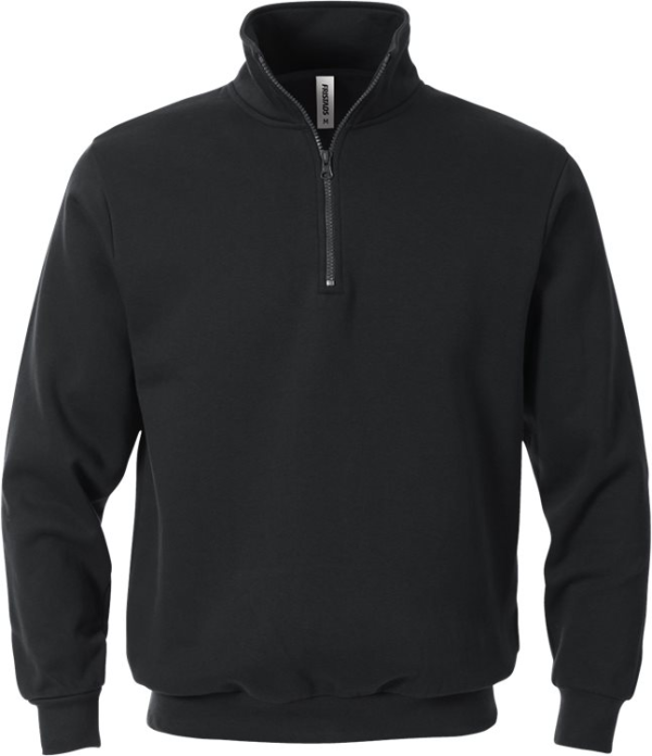 Fristads Acode half zip sweatshirt 1737 SWB -  Black