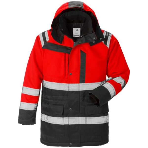 Fristads High vis winter parka class 3 4042 PP -  Red