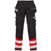 Fristads High vis craftsman trousers class 1 2127 CYD -  Red