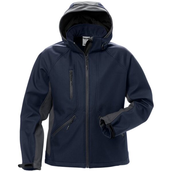 Fristads Acode softshell jacket woman 1416 SHI -  Blue/ Grey