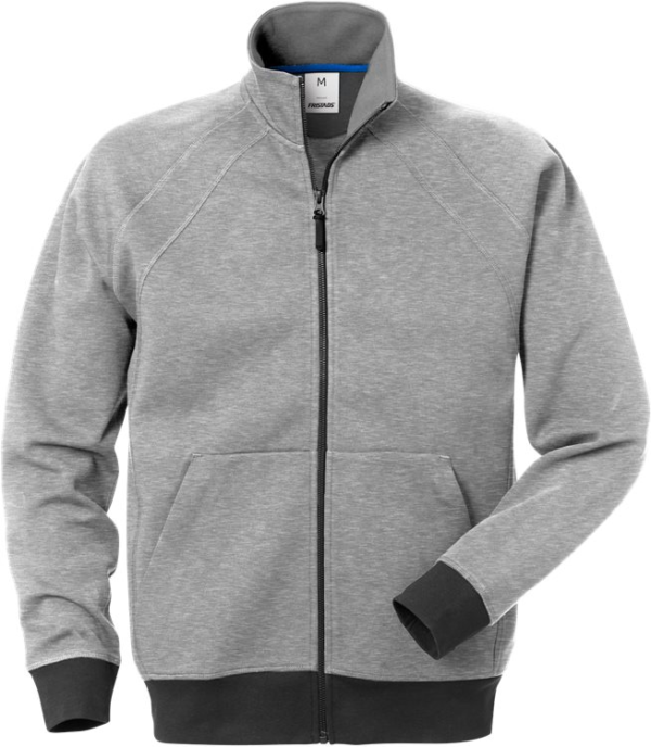 Fristads Acode sweat jacket 1756 DF - Grey Fristads Acode sweat jacket 1756 DF - Grey