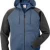 Fristads Acode hooded sweat jacket 1757 DF -  Blue