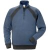Fristads Acode half zip sweatshirt 1755 DF -  Blue