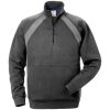 Fristads Acode half zip sweatshirt 1755 DF -  Grey