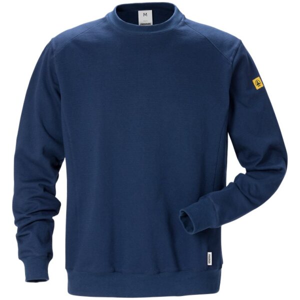 Fristads ESD sweatshirt 7083 XSM -  Blue
