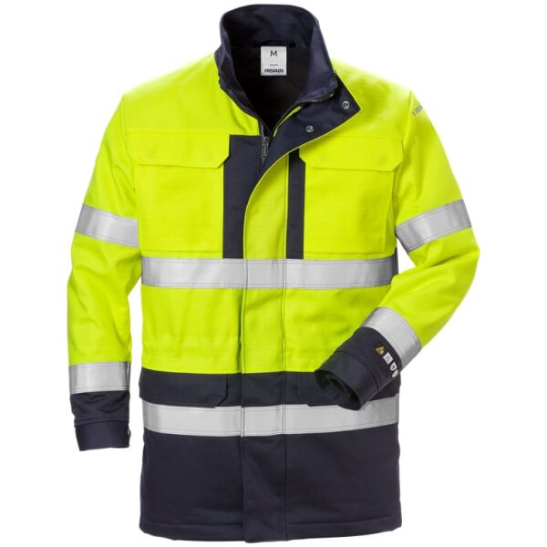 Fristads Flame high vis winter parka class 3 4589 FLAM - Yellow Fristads Flame high vis winter parka class 3 4589 FLAM - Yellow