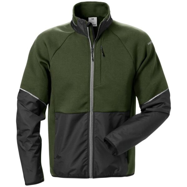 Fristads Sweat jacket 7513 DF -  Green