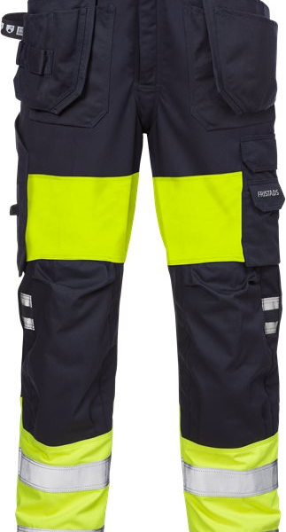 Fristads Flamestat high vis craftsman trousers woman class 1 2777 ATHS -  Yellow