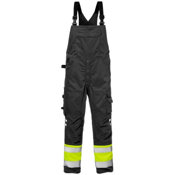 Fristads High vis bib'n'brace class 1 1025 PLU -  Yellow