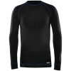 Fristads Merino wool long sleeve t-shirt 7517 MW -  Black