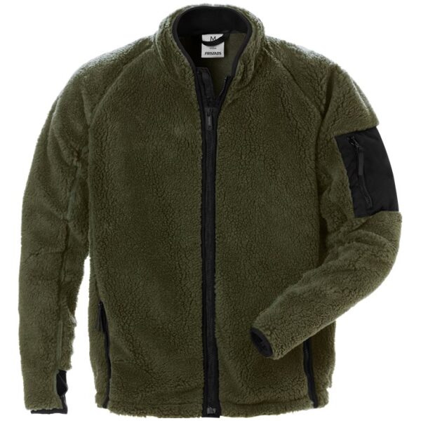 Fristads Fleece pile jacket 4064 P -  Green