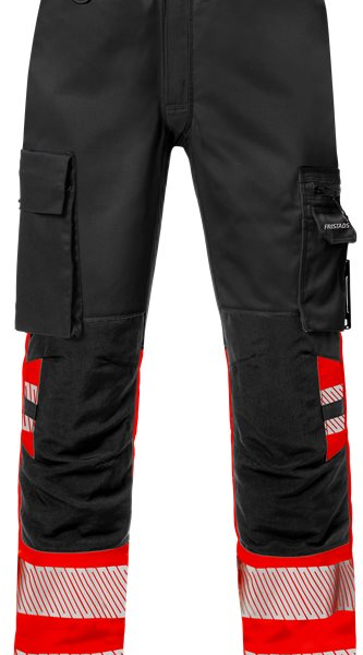 Fristads High vis stretch trousers class 1 2705 PLU -  Red