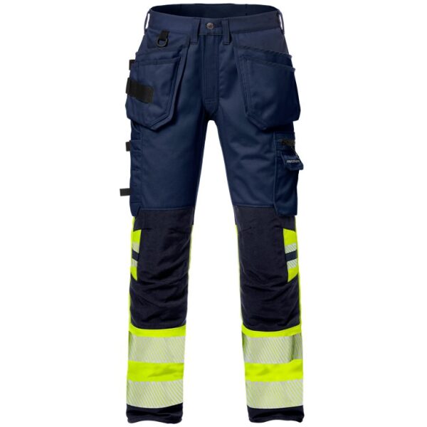 Fristads High vis craftsman stretch trousers woman class 1 2709 PLU -  Yellow
