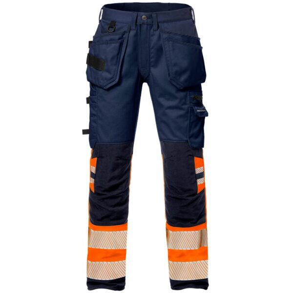 Fristads High vis craftsman stretch trousers woman class 1 2709 PLU -  Orange