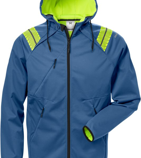 Fristads Hooded softshell jacket 7461 BON -  Blue