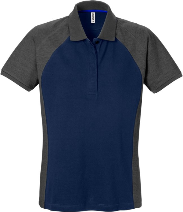 Fristads Acode Polo shirt Woman 7651 PIQ -  Blue/ Grey