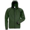 Fristads Hooded sweat jacket 7462 DF -  Green