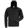 Fristads Hooded sweat jacket 7462 DF -  Black