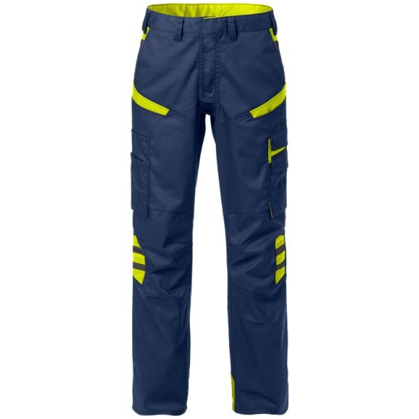 Fristads Trousers woman 2554 STFP -  Yellow/ Blue