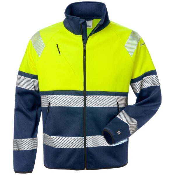Fristads High vis sweat jacket class 1 4517 SSL -  Yellow